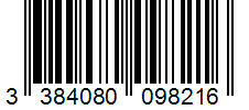 Barcode 3384080098216