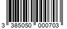 Barcode 3385050000703