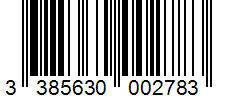 Barcode 3385630002783