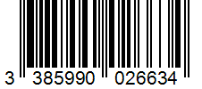 Barcode 3385990026634
