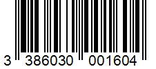 Barcode 3386030001604