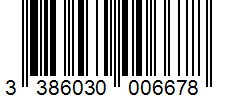 Barcode 3386030006678