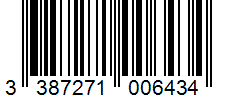 Barcode 3387271006434