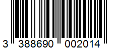 Barcode 3388690002014