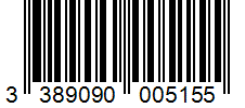 Barcode 3389090005155
