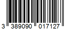 Barcode 3389090017127