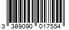 Barcode 3389090017554