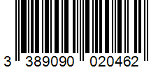 Barcode 3389090020462