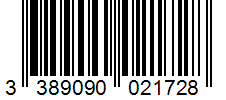 Barcode 3389090021728