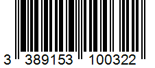 Barcode 3389153100322