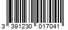 Barcode 3391230017041