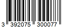 Barcode 3392075300077