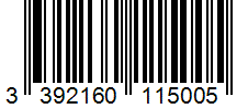 Barcode 3392160115005