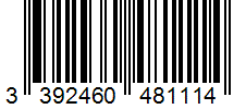 Barcode 3392460481114