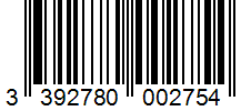 Barcode 3392780002754
