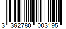 Barcode 3392780003195