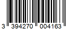 Barcode 3394270004163
