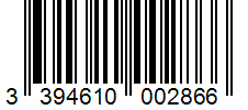 Barcode 3394610002866