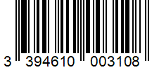 Barcode 3394610003108