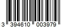 Barcode 3394610003979