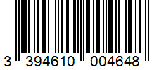 Barcode 3394610004648