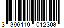 Barcode 3396119012308