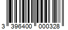 Barcode 3396400000328