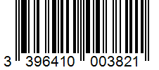 Barcode 3396410003821