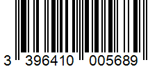 Barcode 3396410005689