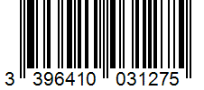 Barcode 3396410031275