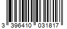 Barcode 3396410031817