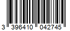 Barcode 3396410042745