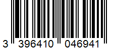 Barcode 3396410046941