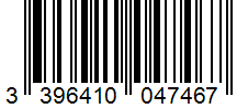Barcode 3396410047467