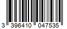 Barcode 3396410047535