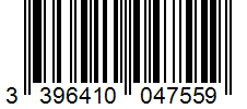 Barcode 3396410047559