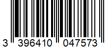 Barcode 3396410047573