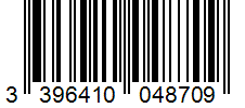 Barcode 3396410048709