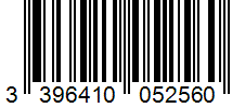 Barcode 3396410052560