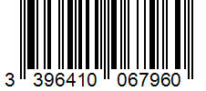 Barcode 3396410067960