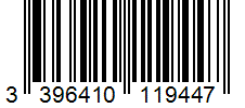 Barcode 3396410119447