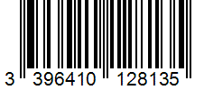 Barcode 3396410128135