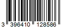 Barcode 3396410128586