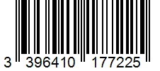 Barcode 3396410177225
