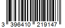 Barcode 3396410219147