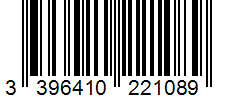 Barcode 3396410221089