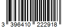Barcode 3396410222918