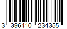 Barcode 3396410234355