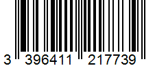 Barcode 3396411217739