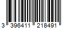 Barcode 3396411218491